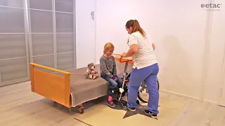 Etac Turner Pro - How to transfer a child from bed to chair