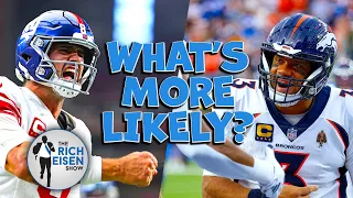 What’s More Likely: Rich Eisen on Giants, Russell Wilson, Aaron Rodgers, Chiefs, Lakers, Heat & More