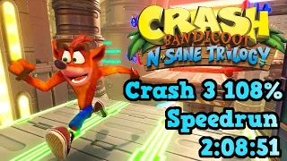 My Best Crash Bandicoot 3 108% Speedrun in Almost 3 Years (17 Seconds Off Personal Best)