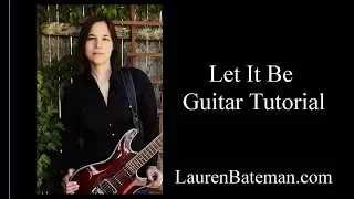 Let It Be Guitar Lesson