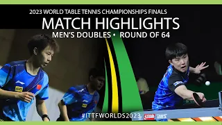 Harimoto/Yoshimura vs Lin/Lin | MD R64 | 2023 ITTF World Table Tennis Championships Finals