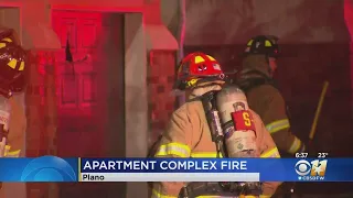 Apartment Fire Drives Plano Residents Out Into The Cold