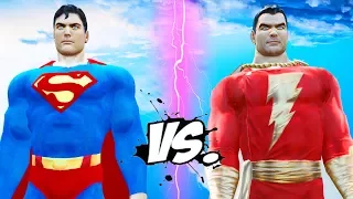 SUPERMAN VS SHAZAM - EPIC BATTLE