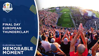 Europe's Final Day Thunderclap on the First Tee | 2023 Ryder Cup