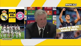 Rueda de prensa ANCELOTTI post Real Madrid 2-1 Bayern SEMIFINAL CHAMPIONS