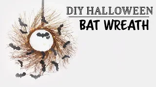 DIY Halloween Bat Wreath | Cameo3 | Cricut