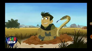 Wild Kratts Season 1 Episode 3 Aardvark Town: Chris Kratt hugged by a python (flipped) | MAG1212
