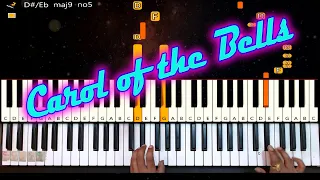 Carol of the Bells | Piano | Lesson | Synthesia | Beginner