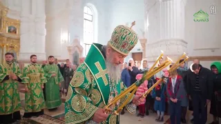 Митрополит Киевский и всея Украины Онуфрий освятил храм в честь преподобного Сергея Радонежского