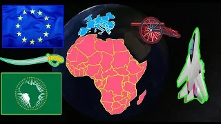 Avrupa vs Afrika - Kıtalar Savaşı (Savaş Senaryosu / Müttefikli Versiyon)