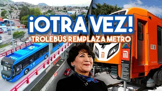 ¡OTRA VEZ! TROLEBÚS sustituirá ampliación de METRO en EDOMEX, Tlalnepantla. Video Informativo.