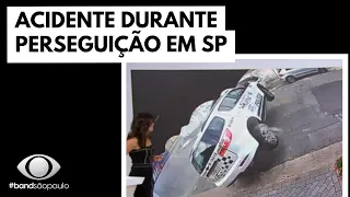 Viatura capota na zona leste de São Paulo