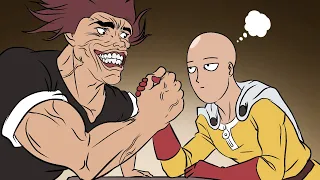 Saitama vs Yujiro arm wrestling