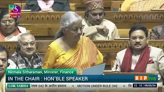 FM Nirmala Sitharaman on 'White Paper' on Indian Economy in the Lok Sabha: 09.02.2024