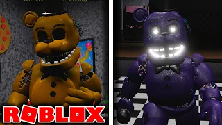 Becoming Withered Golden Freddy and Shadow Freddy in Roblox Archived Nights FNAF RP