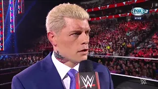 Cody Rhodes explica porque regreso a WWE - WWE Raw 04/04/2022 (En Español)