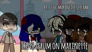 ||Truth Serum On Marinette|MLB|HARU & AIKO |Gacha Club|Part 2 Of Marinette Scream|| 💞