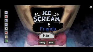 Ice Scream 5: Friends Main Menu | Fanmade