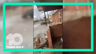 Video shows damage from Selma, Ala. after tornado