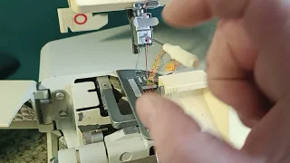 ProLock-Elna 904DE overlock Рольовий шов.