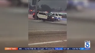 Suspect who rammed into L.A. County sheriff’s vehicle shot by deputy near Bell Gardens casino