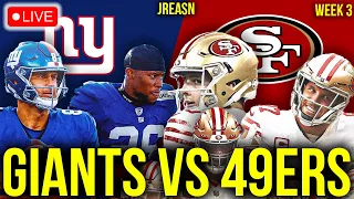 NEW YORK GIANTS VS SAN FRANCISCO 49ERS LIVE STREAM 2023 NFL WEEK 3 WATCH THURSDAY NIGHT FOOTBALL