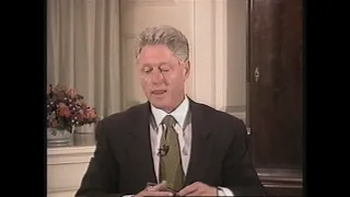 USA: PRESIDENT CLINTON LEWINSKY TESTIMONY VIDEO HIGHLIGHTS