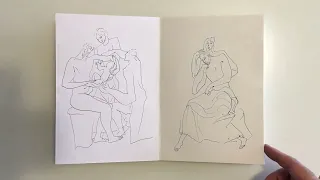 O Édipo Rei e a Antígona, no caderno de desenhos de Álvaro Siza Vieira