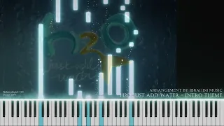 H2O Just Add Water - Intro Theme - Piano Synthesia