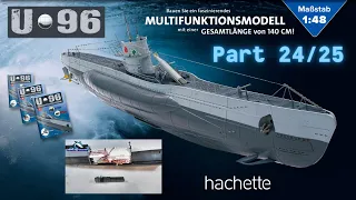 Hachette U-Boot U 96 (Metall) Part 24 & 25 - Erste Platine, LED's und Munitionskisten!