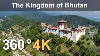 Королевство Бутан. 360 видео с воздуха в 4К