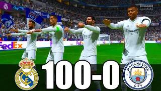 FIFA 23 | RONALDO, MESSI, MBAPPE, NEYMAR, ALL STARS | REAL MADRID 100 - 0 MANCHESTER CITY