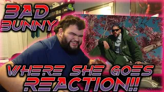 DID I JUST SEE!? | Bad Bunny - WHERE SHE GOES (Official Music Video) REACTION!!