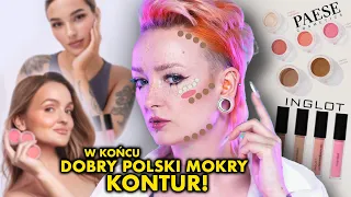 testuję KONTUROWANIE od influencerek 🤔 INGLOT vs PAESE