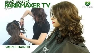 Простые локоны на плойку Simple hairdo парикмахер тв parikmaxer.tv hairdresser tv peluquero tv
