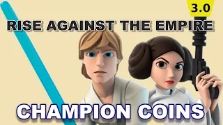 Disney Infinity 3.0 ALL Champion Coins for Rise Against the Empire playset