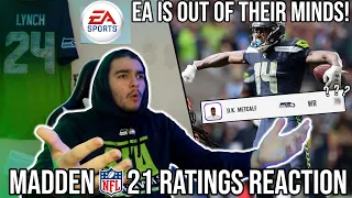 EA IS OUT OF THEIR MINDS! - Seahawks Fan Reacts to Madden 21 Ratings - First Thoughts