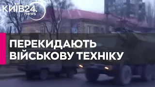 Росія перекидає військову техніку через Маріуполь