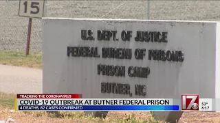 COVID-19 outbreak continues at Butner Federal Prison