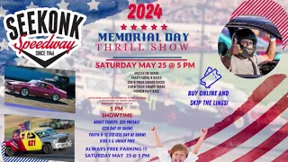 2024 Memorial Day Thrill Show - SEEKONK SPEEDWAY