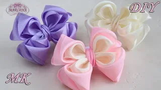 🎀 Красивые бантики 🎀 из репсовых лент. Ribbon Bows DIY