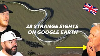 28 Strange Sights On From Google Earth REACTION!! | OFFICE BLOKES REACT!!