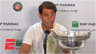 Rafael Nadal press conference: Roger Federer, injuries, and more | 2019 French Open