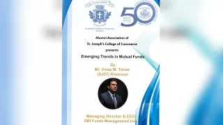 Emerging Trends in Mutual Funds |  Alumni Association of SJCC