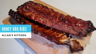 Oven Cooked Sticky Honey BBQ Ribs