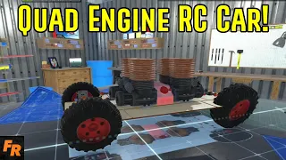 Building A Quad Engine RC Car On Kithack Model Club