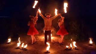 Фаер шоу (fire show) - Программа "Славянская" промо 2020