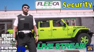 Bank Security LIVE Patrol In A Jeep Gladiator | GTA 5 LSPDFR Live Stream 199