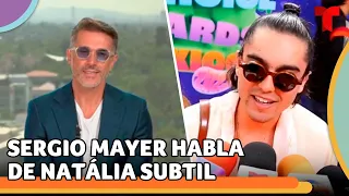 Natália Subtil recibe sorprendente gesto de su exsuegro Sergio Mayer | Telemundo Entretenimiento