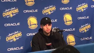 Stephen Curry postgame reaction | Warriors vs Pelicans